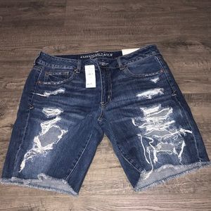 Ripped Tomgirl Bermuda shorts ripped